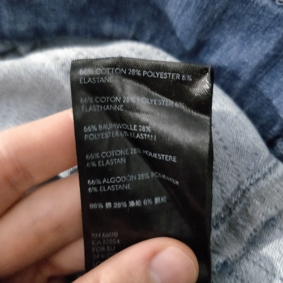 GUC FREE PEOPLE FEEL ALRIGHT SKINNY JEANS IN SIZE 28 INDIGO BLUE - Picture 7 of 8